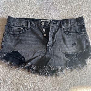We the Free, Free people black jean shorts